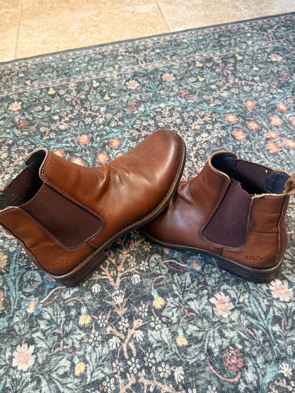 Taos Footwear Brown Chelsea Ankle Boots